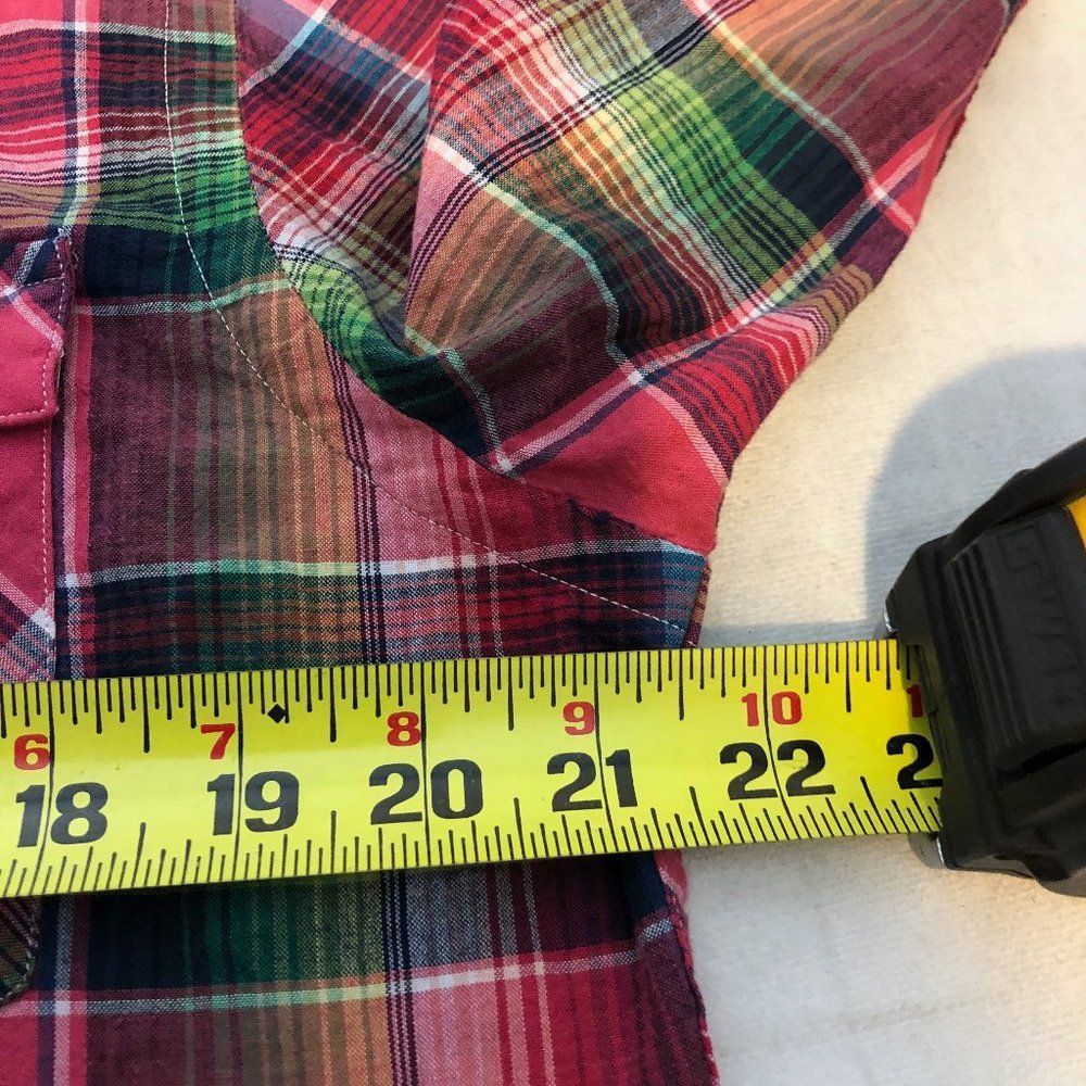 Polo Ralph Lauren NWT Womens Plaid Shirt Classic Fit Western Cotton Snap size M - Picture 6 of 6